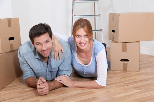 Commercial removals setup for an office relocation in Waterloo