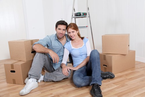 Local removalists loading boxes and appliances for a move in Waterloo